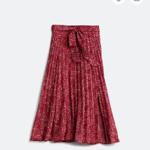 Skies Are Blue Women’s Large Burgundy A-Line Skirt